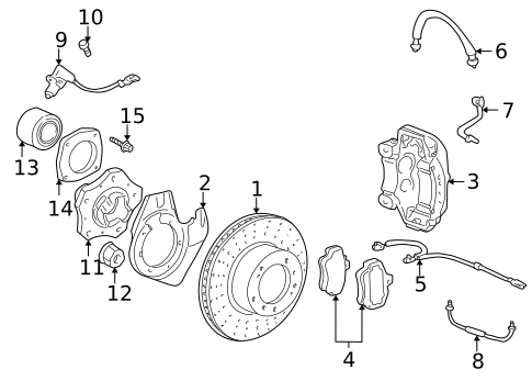 Front Brakes for 2005 Porsche 911 #3