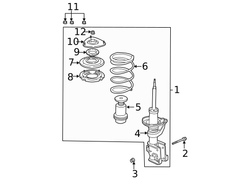 Struts & Components for 2006 Honda CR-V #0