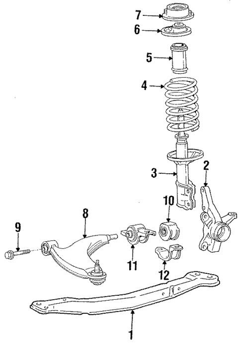 Suspension Components for 1991 Dodge Colt #1