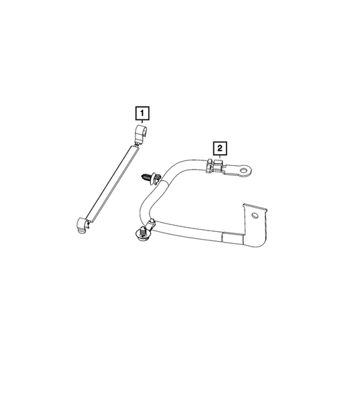 Battery, Battery Tray and Cables for 2025 Ram 1500 #10