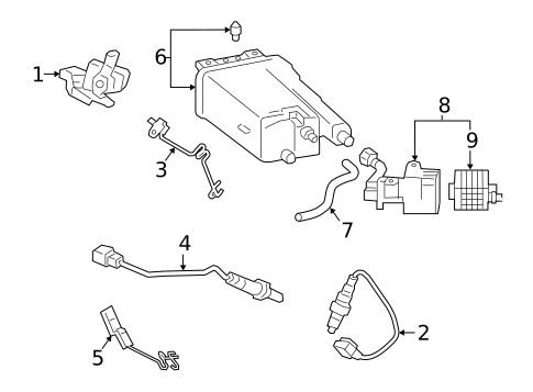 Emission Components for 2019 Toyota Avalon #0