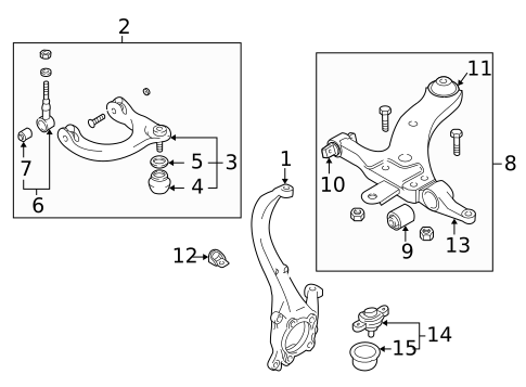 Suspension Components for 2005 Kia Optima #0