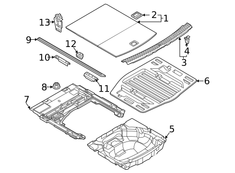 Interior Trim - Rear Body for 2022 Audi RS6 Avant #0