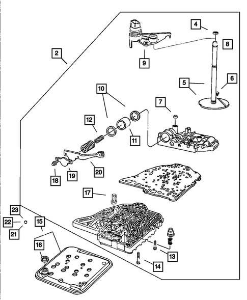 Valve Body for 2003 Dodge Neon #0