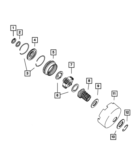 Gear Train for 2002 Chrysler Voyager #3