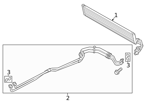 Trans Oil Cooler for 2016 Porsche Panamera #2