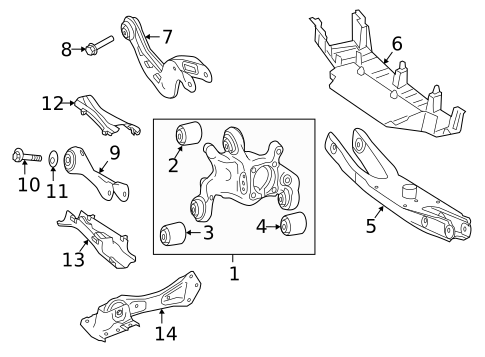Rear Suspension for 2021 Mercedes-Benz GLA35 AMG #2