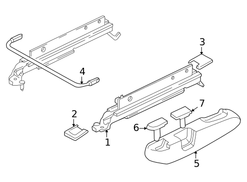 Tracks & Components for 2004 Volvo XC70 #1