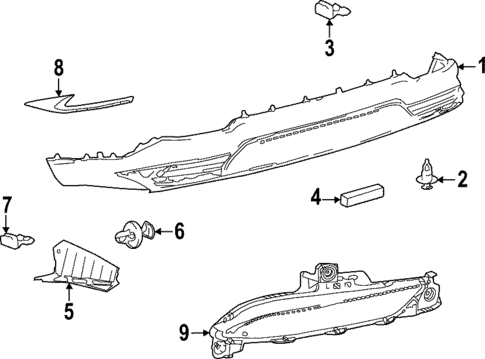 Bumper & Components - Rear for 2024 Lexus NX350h #1