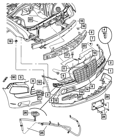 Grilles for 2006 Chrysler 300 #0