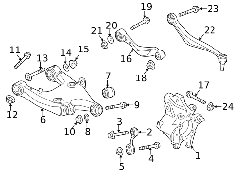 Rear Suspension for 2011 BMW 550i GT xDrive #1