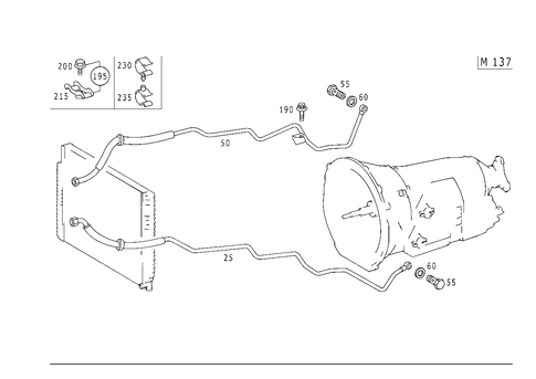 Transmission Cooling for 2005 Mercedes-Benz S430 #0