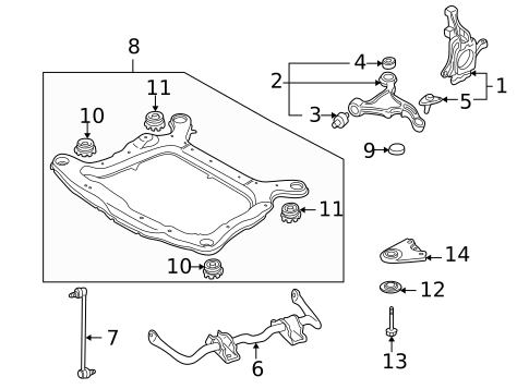 Suspension Components for 2003 Volvo XC90 #0