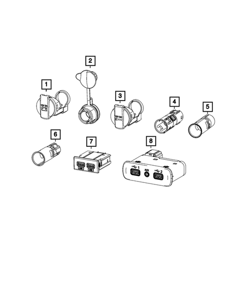 Power Distribution, Fuse Block, Junction Block, Relays and Fuses for 2023 Dodge Charger #2