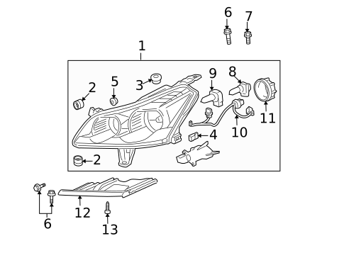 Bulbs - Chassis for 2021 Chevrolet Malibu #53