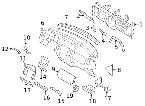 Instrument Panel for 2015 Ford Expedition #0