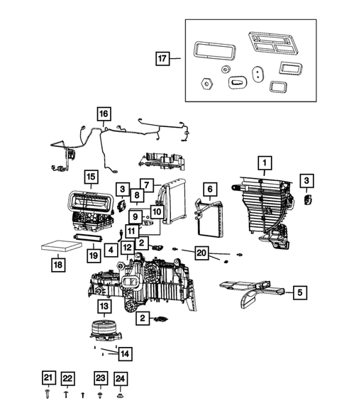 Air Conditioner and Heater Units for 2020 Ram 3500 #1