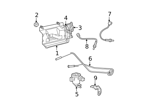 Powertrain Control for 2009 Jeep Commander #1