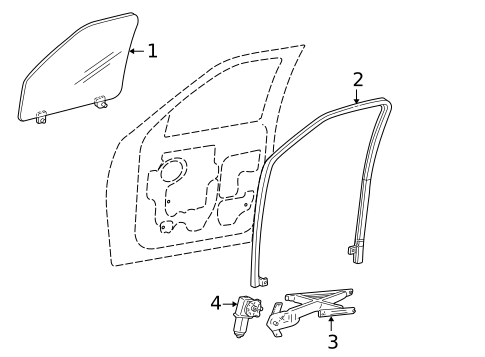 Rear Door for 2004 Ford Expedition #1