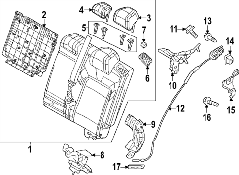 Rear Seat for 2023 Mazda CX-50 #0