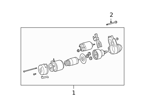 Starter for 2011 Lexus LS460 #1