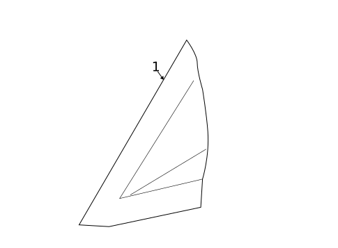 Exterior Trim - Pillars for 2017 Hyundai Elantra GT #0