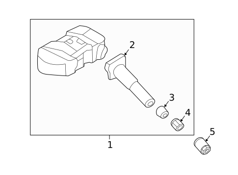 Tire Pressure Monitor Components for 2016 Kia Optima #1