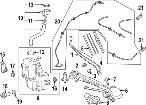 Wiper & Washer Components for 2025 Lexus NX250 #0