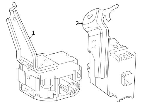 Electrical Components for 2022 Lexus NX350h #1