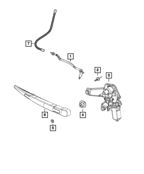 Wiper and Washer System for 2016 Jeep Renegade #2