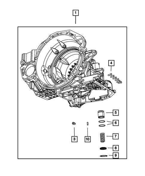 Case, Extension, Oil Pan, and Indicator (Dipstick) for 2010 Chrysler PT Cruiser #0