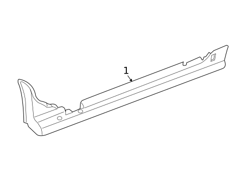 Exterior Trim - Pillars for 2004 Chrysler Crossfire #0