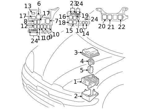 Powertrain Control for 2001 Toyota Prius #3
