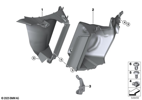Motorcycle Trim Section, Windshield for 2025 BMW-Motorrad R 1300 RT #5