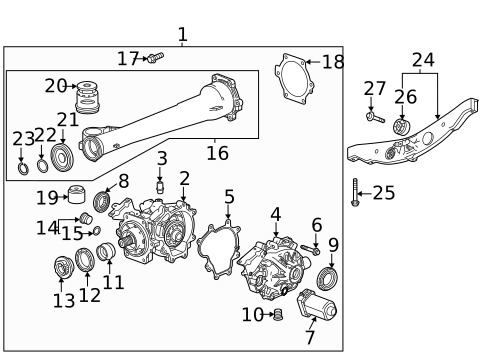 Axle & Differential for 2025 Buick Encore GX #1