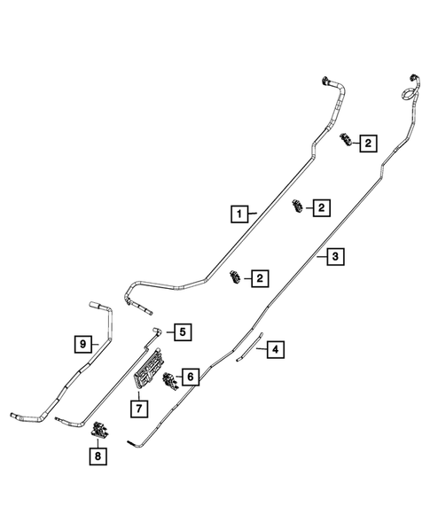 Fuel Lines for 2014 Ram 3500 #1