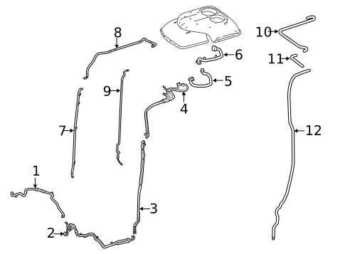 Rear AC Lines for 2018 Mercedes-Benz Sprinter 2500 #1