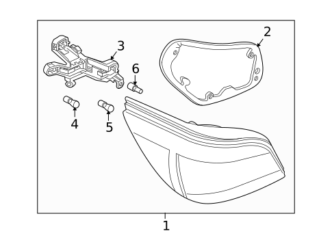 Bulbs - Chassis for 2008 BMW 535xi #0