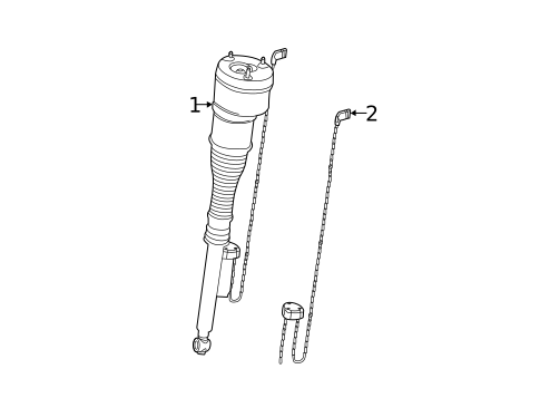 Struts & Components for 2012 Mercedes-Benz CL 600 #1