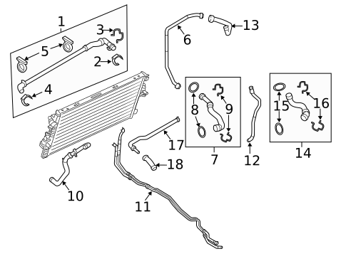 Hoses & Lines for 2012 Ford F-350 Super Duty #1