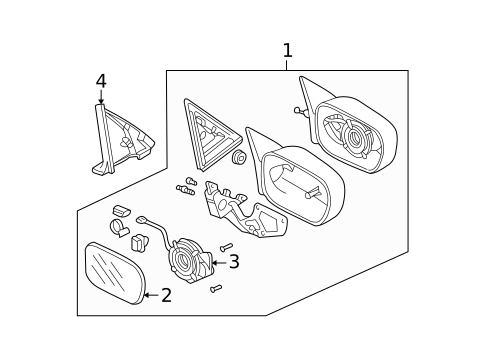 Mirrors for 2003 Acura TL #0