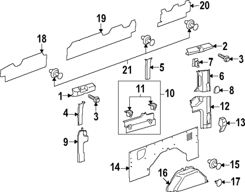 Interior Trim - Side Panel for 2024 Ford Transit-350 #6