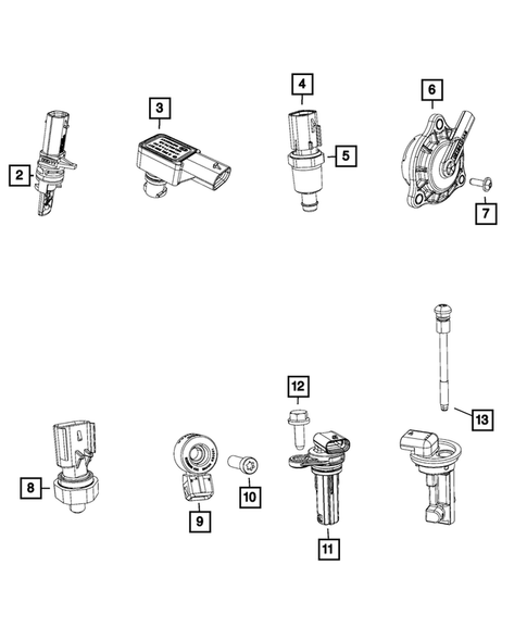 Sensors for 2014 Ram ProMaster 2500 #0