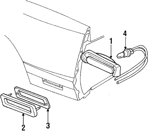 Side Marker Lamps for 1985 Chevrolet Celebrity #0