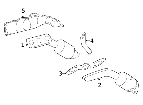 Exhaust Manifold for 2012 Toyota FJ Cruiser #0