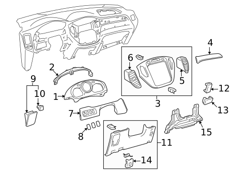 Hood & Components for 2007 Toyota Highlander #2
