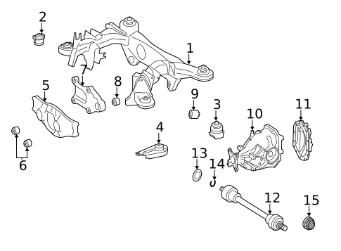 Drive Axles for 2019 Mercedes-Benz S450 #0
