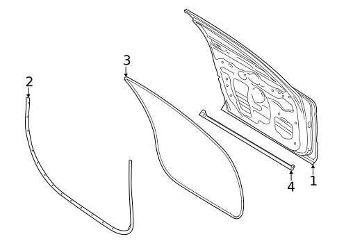 Door & Components for 2023 Porsche Taycan #1
