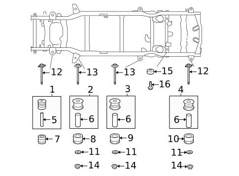 Frame & Components for 2024 Toyota 4Runner #1