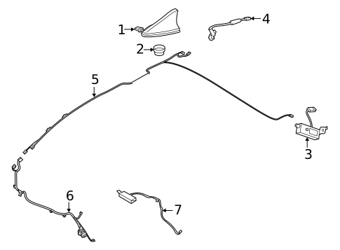 Antenna & Radio for 2024 Genesis G80 #0